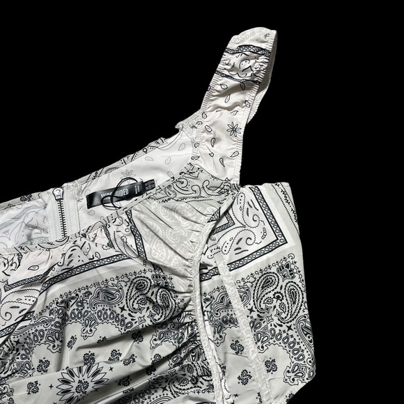 Missguided Gray Ruched Nylon Corset Top 10 - Picture 7 of 8